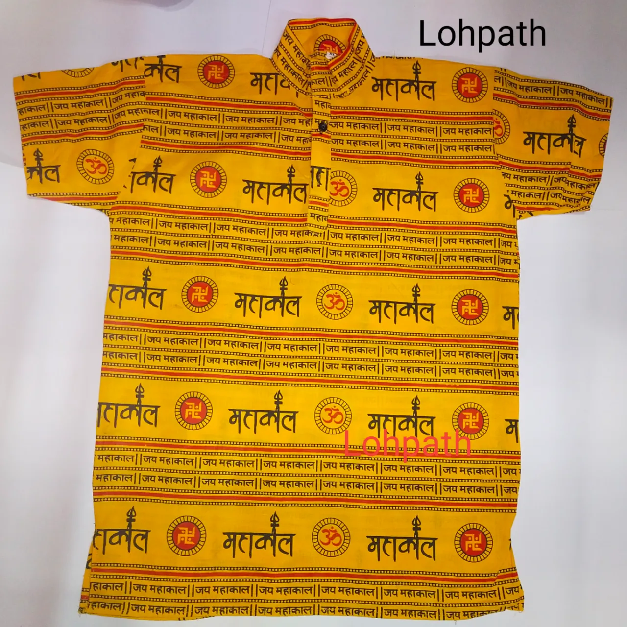 mahakal print kurta - lohpath